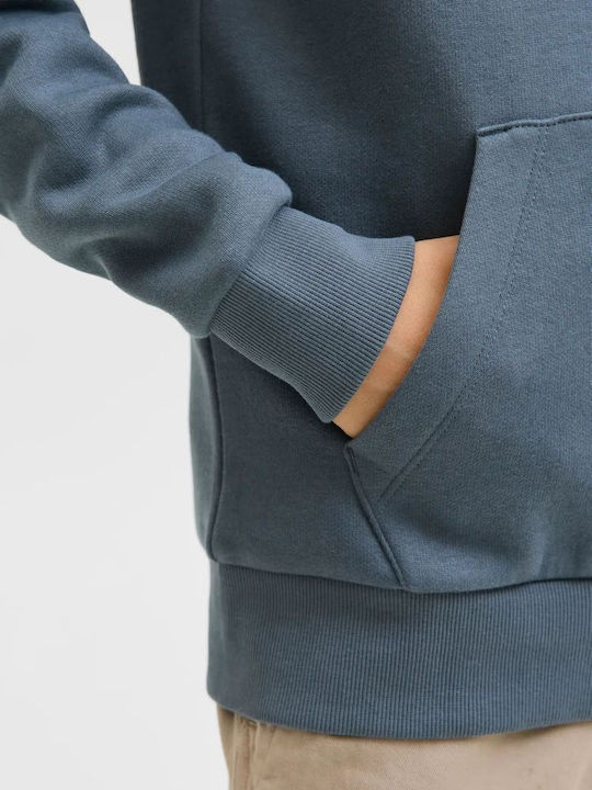 Kinder-Sweatshirtjacke Baumwolle Grey/Blue
