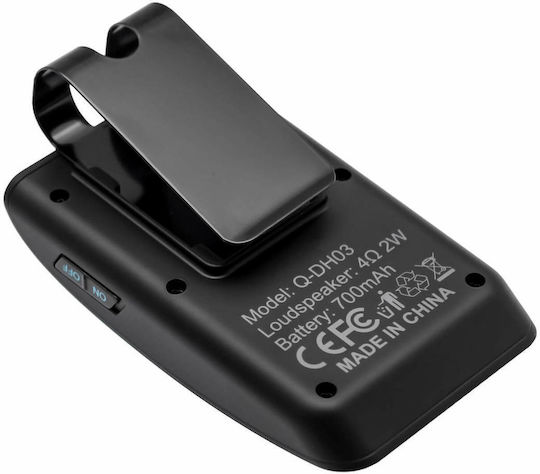 Bluetooth Car Speakerphone Vibration Call Recognition DSP & Connection of 2 Devices Q-dh03 Andowl