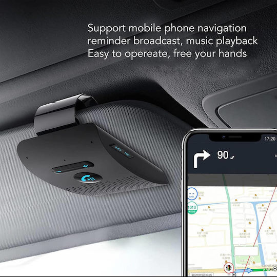 Bluetooth Car Speakerphone Vibration Call Recognition DSP & Connection of 2 Devices Q-dh03 Andowl
