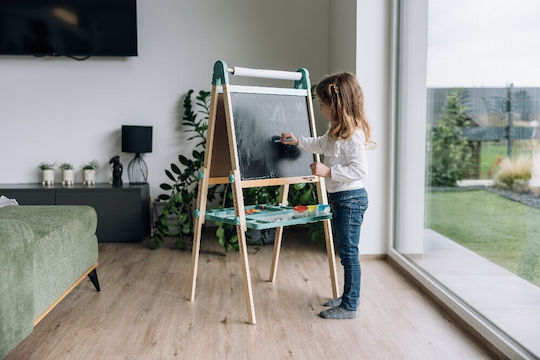 FreeOn Free2play Duo Play Double Sided Magnetic Board Markerboard Blackboard 57x49x110cm
