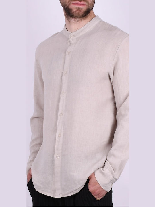 Дълъг ръкав Риза Beige