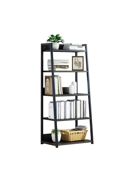 Bibliothek Schwarz 60x30x120cm