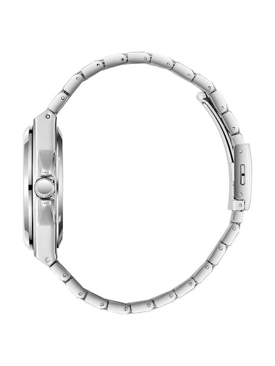 Lee Cooper Bracelet Men's Watch 42mm Automatic With Silver Metal Bracelet