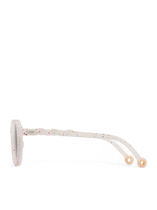Olivio & Co Oval Kids White Sunglasses For 5-12 Years
