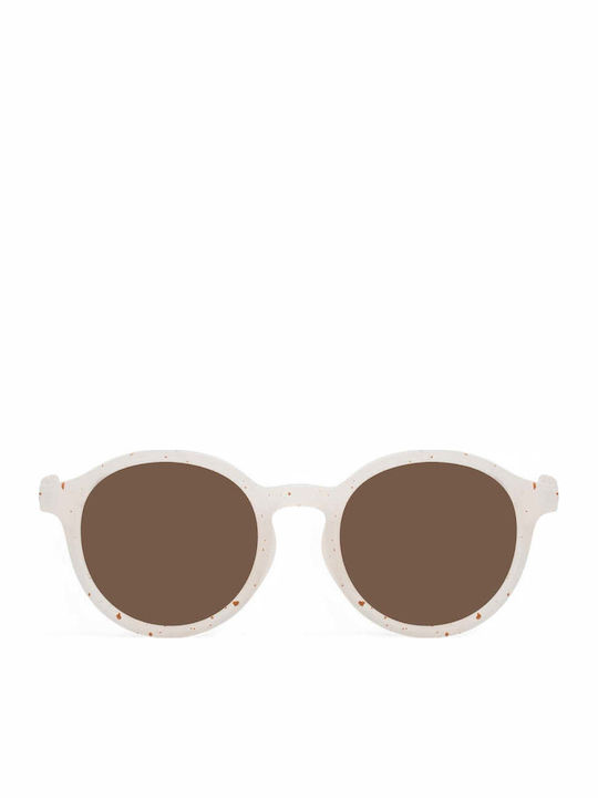Olivio & Co Oval Kids White Sunglasses For 5-12 Years