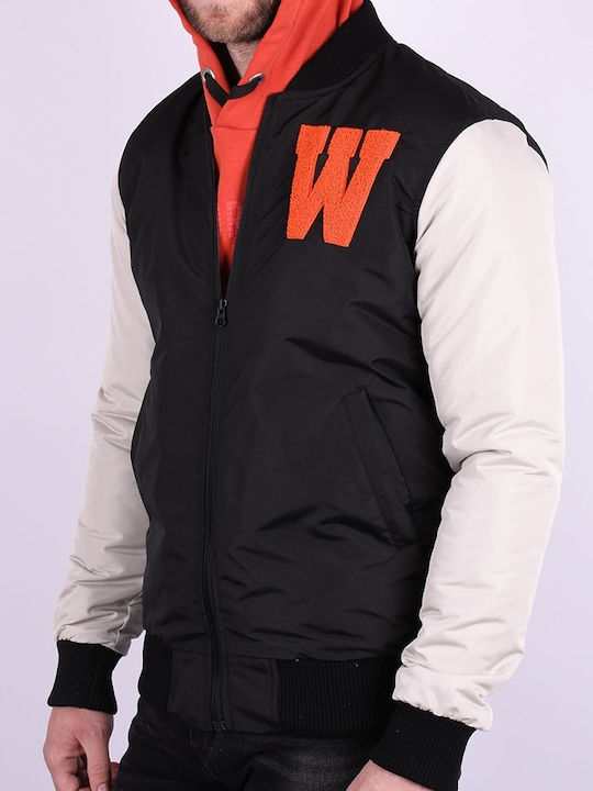 Collegejacke Jacke Black