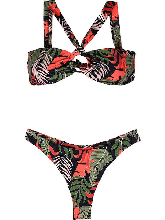 Set Bikini Brazil Floral AB5323-BL