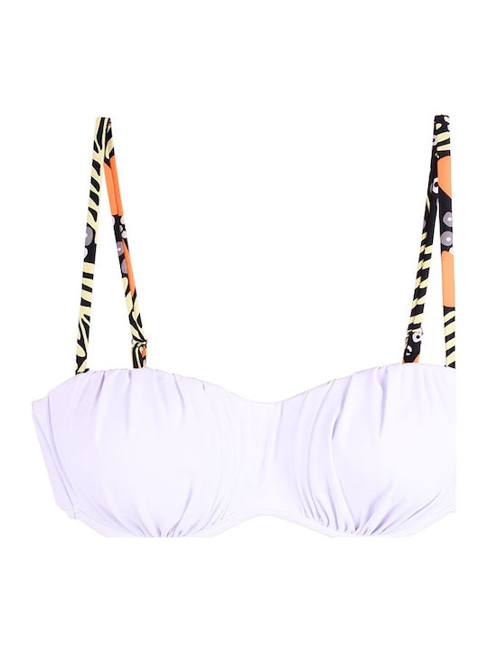 Set Bikini High Waist Floral White