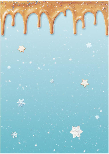 Set 8 Hârtie de Orez Decupaj Stamperia 10.5×14.8cm Candy Christmas