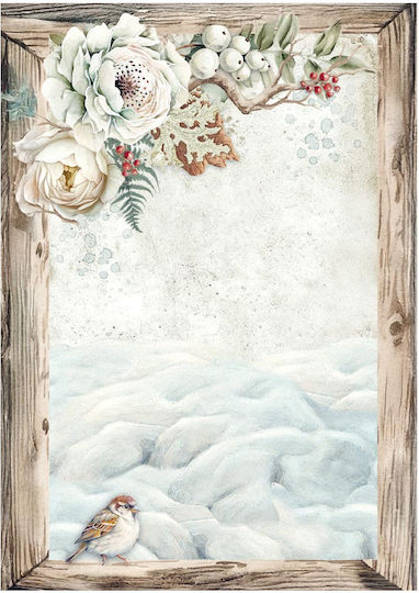 Σετ 8 Ριζόχαρτα Ντεκουπάζ Stamperia 10.5×14.8cm Owl's House
