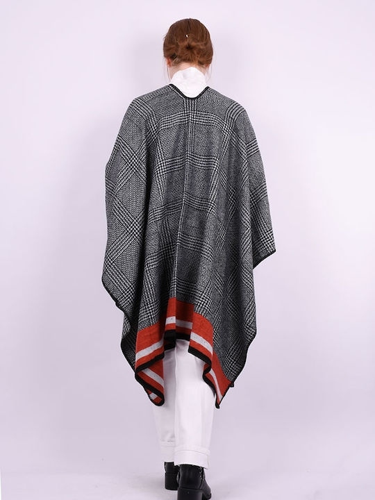 T & D Beach Poncho Black
