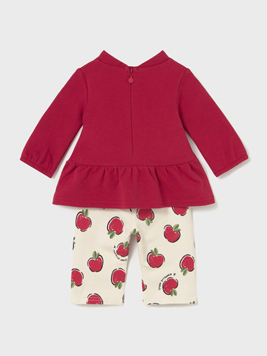 Mayoral Kids Set with Leggings Cherry 2 Pieces