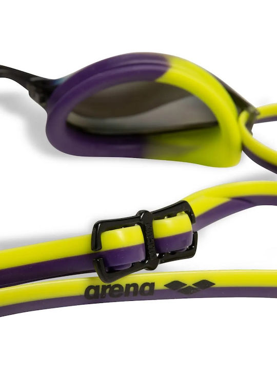 Arena Python Schwimmbrille Erwachsene mit Antibeschlaggläsern Gelb