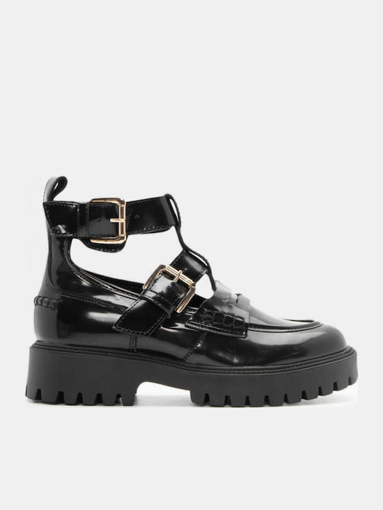 Women's Moccasins in Black Color