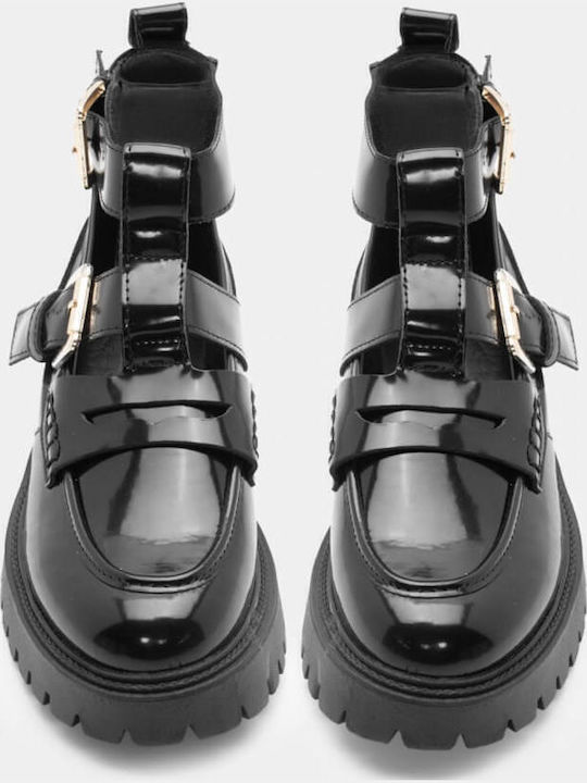 Women's Moccasins in Black Color