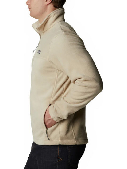 Steens Mountain Full Men's Fleece Cardigan Beige