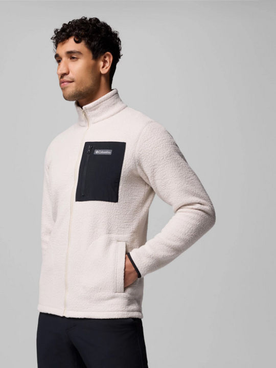 Ridge Men's Fleece Cardigan Beige