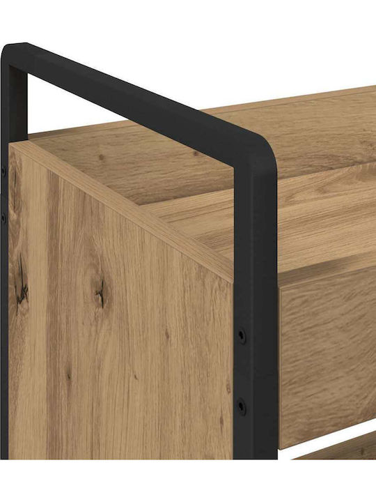 vidaXL Ραφιέρα Κουζίνας Ξύλινη 3 Θέσεων Καφέ 70x30x82cm