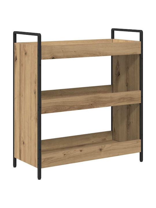 vidaXL Ραφιέρα Κουζίνας Ξύλινη 3 Θέσεων Καφέ 70x30x82cm