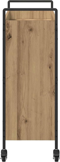 vidaXL Ραφιέρα Κουζίνας Ξύλινη 3 Θέσεων Καφέ 70x30x82cm