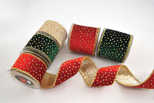 Ribbon Portabella Beige-Gold 6.7 Cm X 4.5 M Beige-Gold