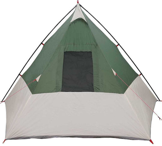 vidaXL Campingzelt Grün 383x338x217cm