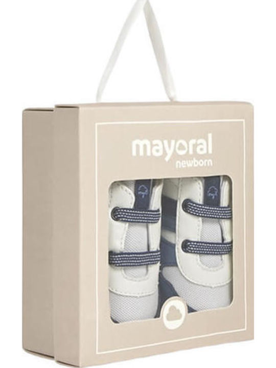 Mayoral Baby Slippers White