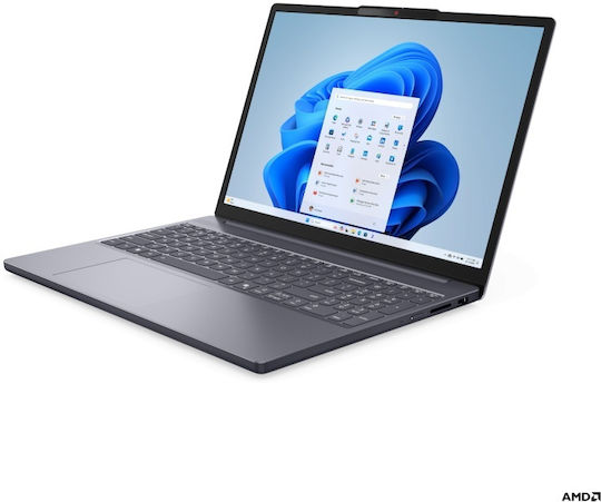 Lenovo IdeaPad Slim 3 15ARP10 15.3" IPS FHD+ (Ryzen 5-7535HS/16GB/512GB SSD/Kein Betriebssystem) Luna Grey (US Tastatur)