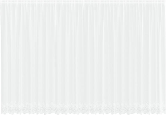 vidaXL Vorhang für Fenster mit Bleistiftfalten Weiß 600x220cm
