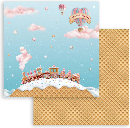 Scrapbooking-Zubehör Χαρτιά 10 Stück 20,3×20,3cm Stamperia Candy Christmas