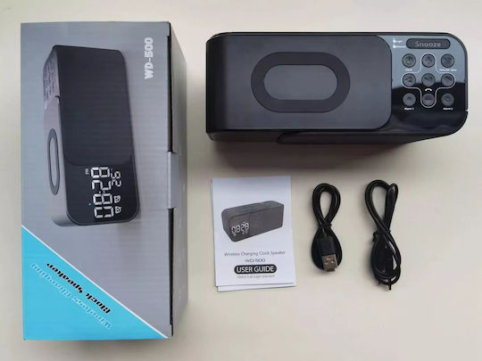 Ceas De Masă Digital Cu Ceas Deșteptător Radio Și Încărcare Wireless