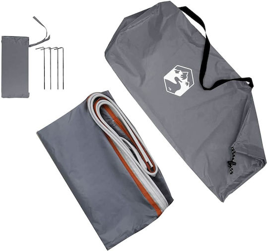 vidaXL Summer Camping Storage Tent Gray 190x150x185cm