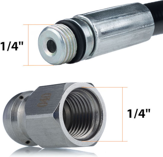 Drain Cleaning Hose M22 Thread 30m