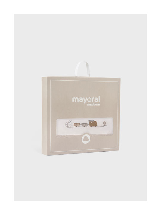 Mayoral Blanket Cot Cotton White