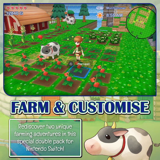 Harvest Moon:The Lost Valley & Skytree Village Collector's Edition Switch Game
