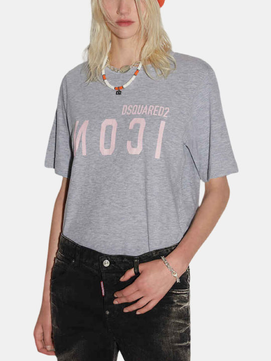 Damen T-Shirt Gray