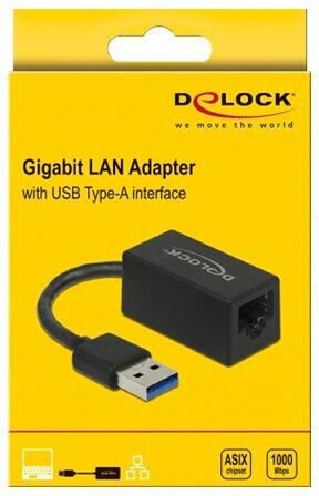 DeLock 66039 USB Netzwerkadapter mit Verkabelter Verbindung Gigabit Ethernet