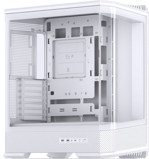 Jonsbo D400 Gaming Midi Tower Computer Case with Side Window White