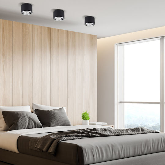 TK Lighting Μονό Σποτ με Ντουί AR111 σε Μαύρο Χρώμα