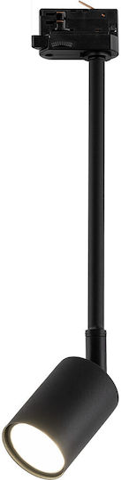 TK Lighting Einzel Spot mit Fassung GU10 in Schwarz Farbe