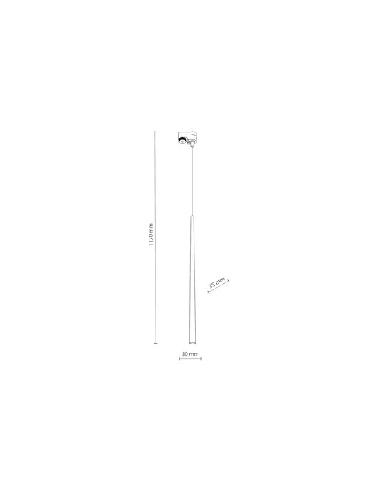 TK Lighting Tracer Μονό Σποτ με Ντουί G9 σε Μαύρο Χρώμα