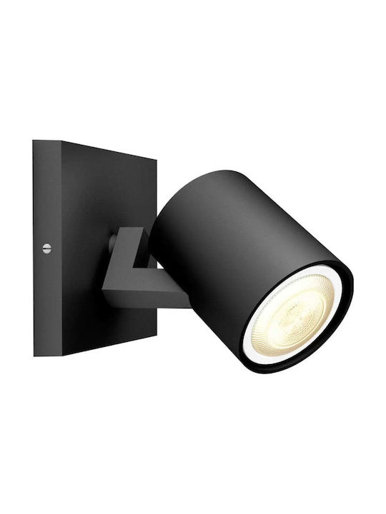 Philips Runner Единично LED Спот в Черен Цвят