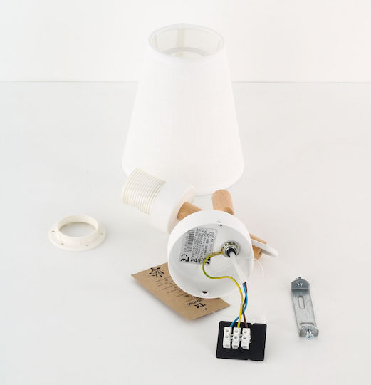 TK Lighting Vaio Monos Spot cu Soclu E27 în Culoare Alb