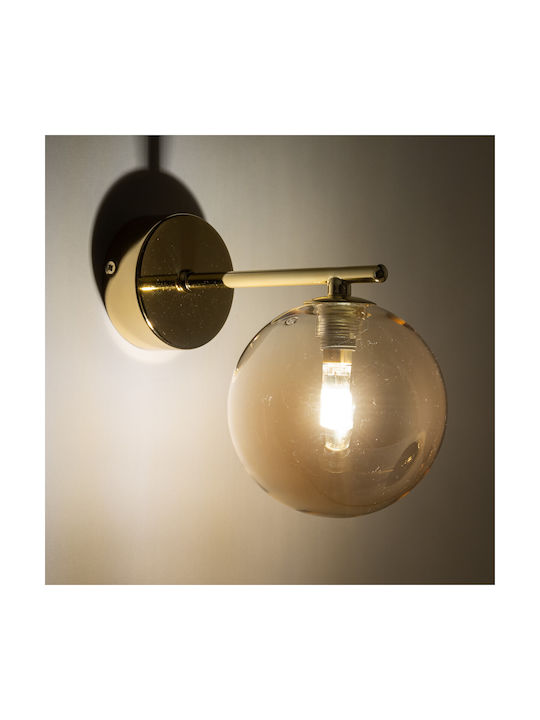 TK Lighting Estera Klassisch Leuchte Wand mit Fassung G9 Gold 22x17cm