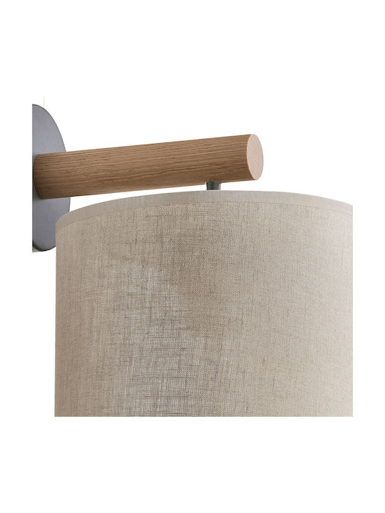 TK Lighting Deva Винтидж Осветително тяло За стена с фасунга E27 Бежов 25.5x25.5см.