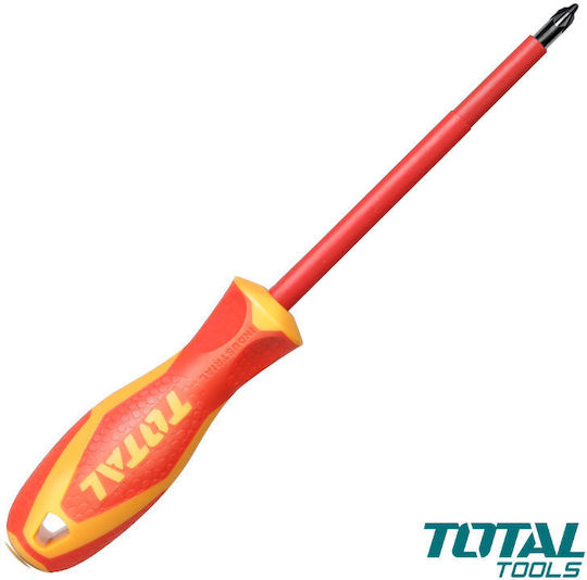 Total Magnetic Electrician VDE 1000V Screwdriver Cross with Length 100mm