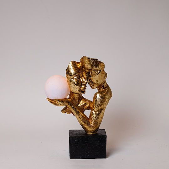 Dekorative Lampe Abbildung Gold