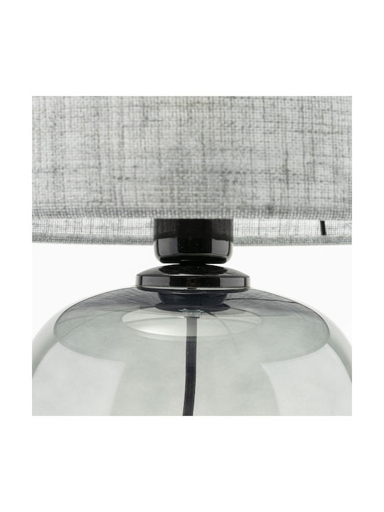TK Lighting Table Lamp for Socket E27 with Gray Shade and Base