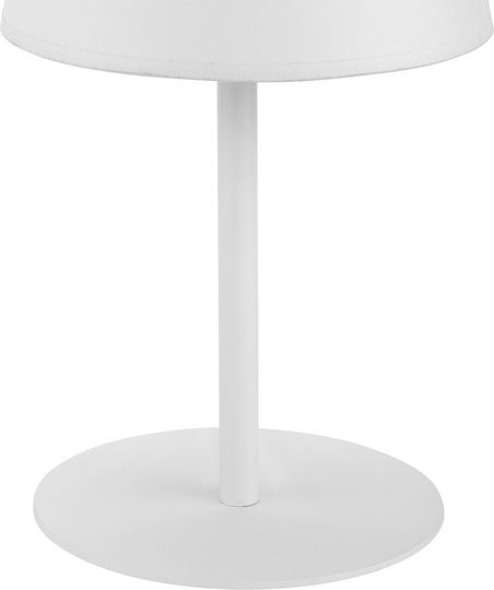 TK Lighting Maja Lampă de masă pentru Soclu E27 cu Abajur Alb și Bază