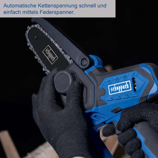Scheppach Battery Chainsaw Solo 20V 1.03kg